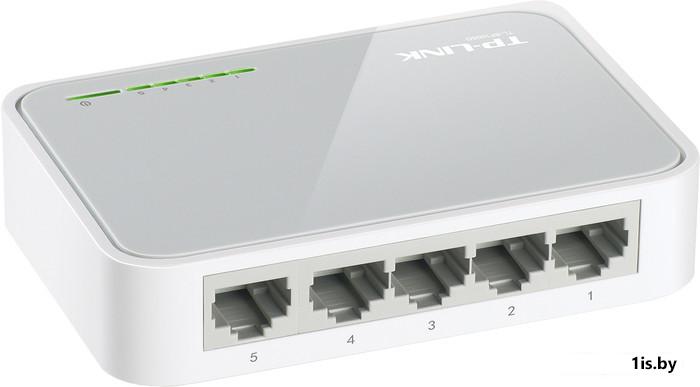 Коммутатор TP-Link TL-SF1005D (5 x 100Mbit, Plastic case)