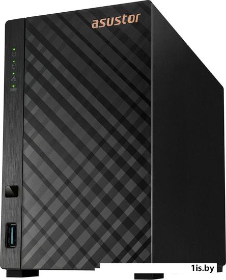 Система хранения данных ASUSTOR AS1102TL: 2 bay NAS, Tower, EU, 1GB, DDR4