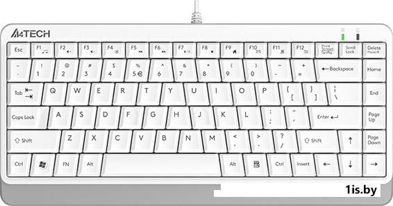 Клавиатура  A4Tech  Fstyler FKS11 (белый/серый)