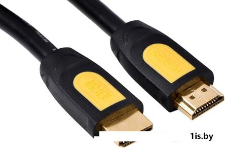 Кабель HDMI-HDMI - 1.5m "Ugreen" HD101 [10128] v2.0  Black/Yellow 