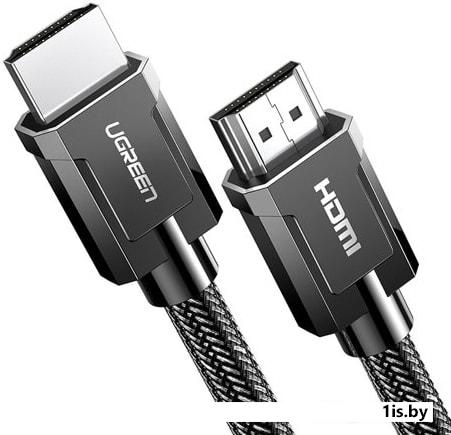 Кабель HDMI-HDMI - 1.0m "Ugreen" HD136 [70322] v2.0  Black , оплетка